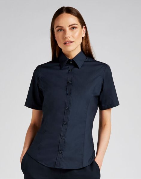 tailored fit short sleeve businsess shirt; tailored fit short sleeve shirt for business;