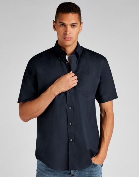 classic fit short sleeve workwear oxford shirt; workwear oxford shirt classic fit short sleeve;