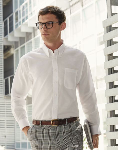 Men's Long Sleeve Oxford Shirt