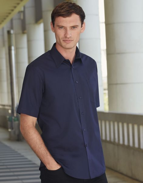 Men's Short Sleeve Poplin Shirt