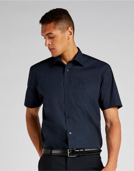 classic fit short sleeve business shirt; business shirt classic fit short sleeve;