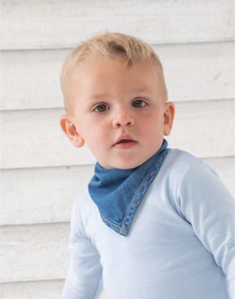 Baby Rocks Denim Bandana Bib