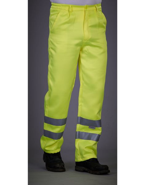 hi-vis polycotton work trouser