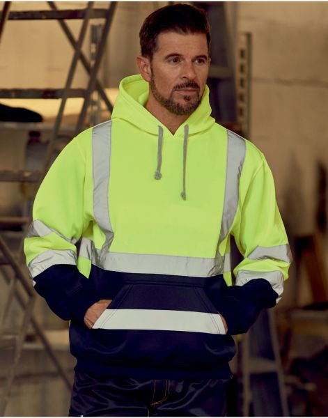 hi-vis pull-over hoodie