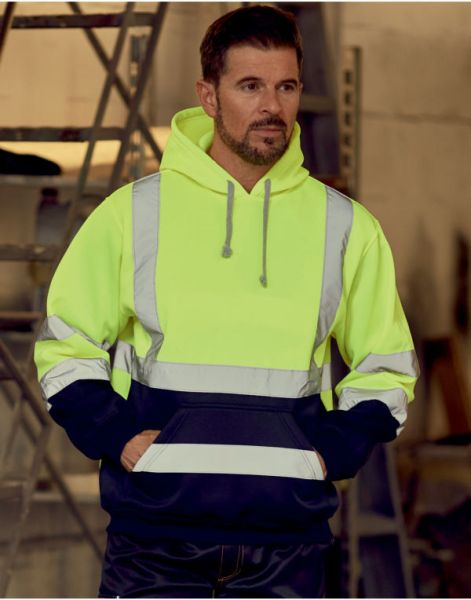 hoodie pull-over hi-vis