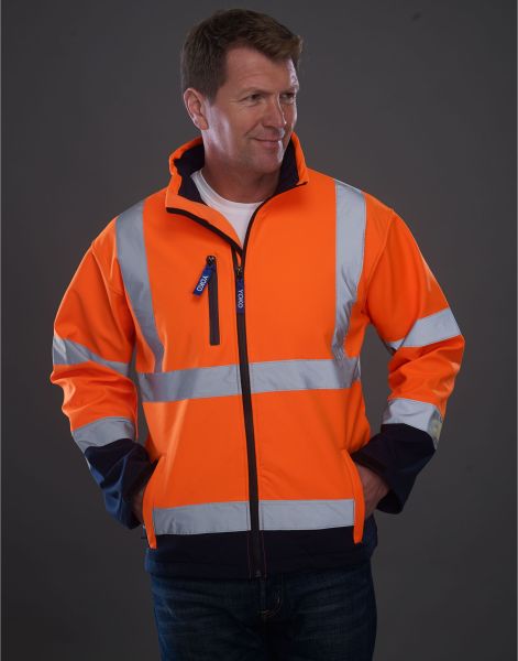 hi-vis softshell jacket