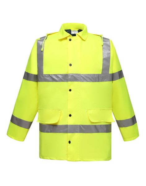 hi-vis contractor jacket