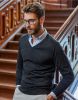 men's vneck knitted sweater