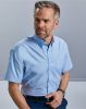 short sleeve easy care oxford shirt for men