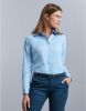 ladies' long sleeve herringbone shirt