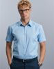 short sleeve herringbone shirt for men