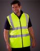 fleece vest hivis reversible