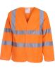 hi-vis long sleeve waistcoat