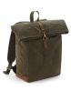 heritage waxed canvas backpack